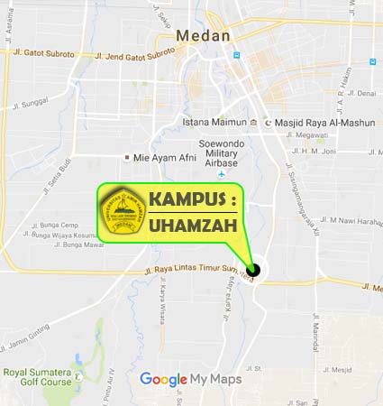 Map Location (Google Map) UHAMZAH Medan Nomor